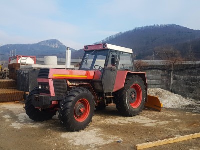 Zetor 12045 + radlica + kefa